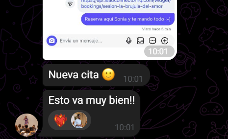 Cliente — Nueva cita. Esto va muy bien